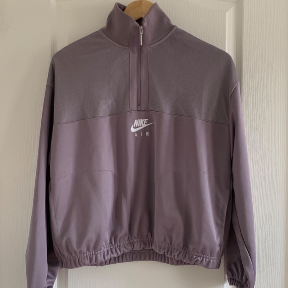 Nike Quarter Zip Up [Purple/Breathable/Mesh] - Picture 2 of 4